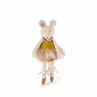 Moulin Roty Muzziekknuffel Muis "La petite &eacute;cole de Dance" | Speel je Wijs