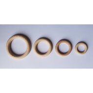 Houten Ring - 70mm x 10mm - 3 Stuks | Speel je Wijs