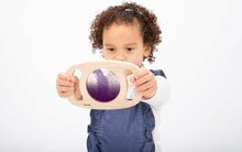 TickiT Easy Hold Glitter Venster - Paars | Speel je Wijs