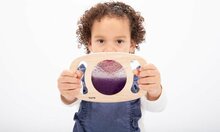 TickiT Easy Hold Glitter Venster - Paars | Speel je Wijs