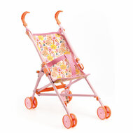 Djeco Poppen Buggy - Flowers 54 cm | Speel je Wijs