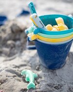 Scrunch Bucket flexibele emmer Blauw