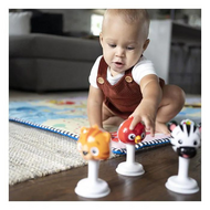 Hape Trio Rattle set - 3 Rammelaars met Zuignap