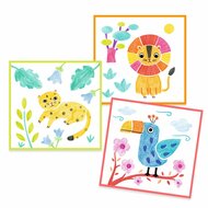 Djeco Kleuren | Drie Sjablonen voor Eén Afbeelding | Speel je Wijs