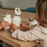 Smikkels RVS Thermos Drinkfles 350ml - Zacht Wit | Speel je Wijs