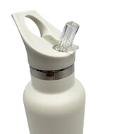Smikkels RVS Thermos Drinkfles 350ml - Zacht Wit | Speel je Wijs