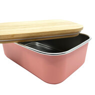 Smikkels Duurzame RVS Lunchbox Roze