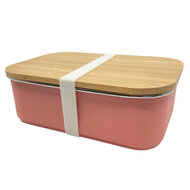 Smikkels Duurzame RVS Lunchbox Roze