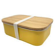 Smikkels RVS Lunchbox - Geel| Speel je Wijs