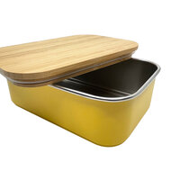 Smikkels RVS Lunchbox - Geel| Speel je Wijs