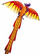 Rhombus-Pop-Up 3D Dragon Vlieger