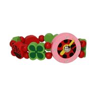 Houten Horloge Lieveheersbeestje