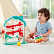 Hap&eacute; | Houten Baby Knikkerbaan met Xylofoon | 12mnd+