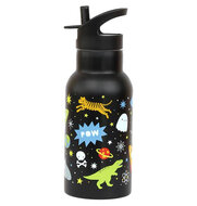 a Little Lovely Company RVS Drinkfles Galaxy | Speel je Wijs