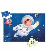 Djeco Silhouet Puzzel | Astronaut op de Maan 36 stukjes 4+