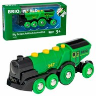 Brio Grote groene Locomotief op Batterijen | Speel je Wijs