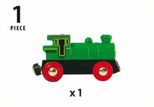 Brio Groene locomotief op batterijen | Speel je Wijs