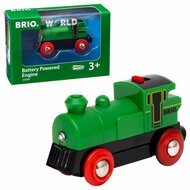 Brio Groene locomotief op batterijen | Speel je Wijs
