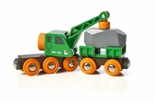 Brio - Kraanwagon met aanhanger - 33698 | Speel je Wijs