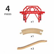 Brio - Spoorbrug (curved Bridge) - 33699 | Speel je Wijs