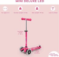 Micro Step | Mini Micro Scooter Deluxe LED | Pink