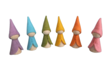 Atelier Pippilotta - Zes Regenboog Kabouters - Pastel | Speel je Wijs