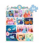 Djeco Story Puzzel | Cinderella | 54 stukjes | Speel je Wijs