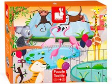 Janod Voelpuzzel | Een Dag in de Dierentuin 2+ | Speel je Wijs