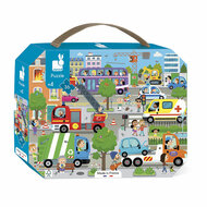 Janod Puzzel | De Stad 4+ | Speel je Wijs