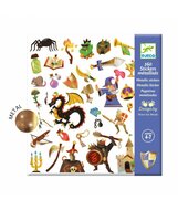 Djeco Stickers - Middeleeuwse Fantasy  4-7jr | Speel je Wijs