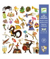 Djeco Stickers - Middeleeuwse Fantasy  4-7jr | Speel je Wijs