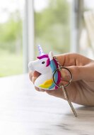 Kikkerland | Sleutelhanger met LED Lamp ~ Eenhoorn | Speel je Wijs