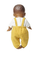 Heless Tuinbroek met t-shirt okergeel/wit 35-45cm | Speel je Wijs