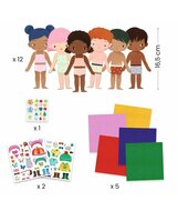 Djeco Collage - Soft Dress-up 3-6 jaar | Speel je Wijs