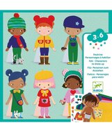 Djeco Collage - Soft Dress-up 3-6 jaar | Speel je Wijs