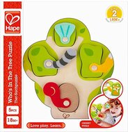 Hape - Vormenpuzzel Wie zit er in de boom? 1+ | Speel je Wijs