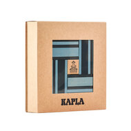 Kapla - 40 Plankjes - Blauw &amp; lichtblauw - Incl. boek| Speel je Wijs