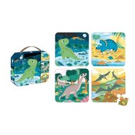 Janod Puzzel 4 Puzzels - Dinosaurus | Speel je wijs