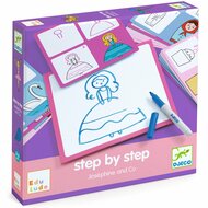 Djeco Eduludo tekenkaarten Stap voor Stap Prinsessen| Speel je Wijs