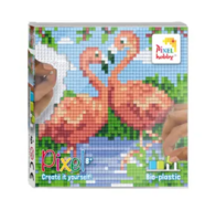Pixelhobby Set Twee Flamingo&#039;s | Speel je Wijs
