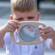 TickiT Easy Hold Glitter Venster Zilver | Speel je Wijs