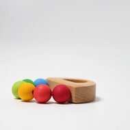 Grimm's Houten Grijpspeeltje Regenboog Boot | Speel je Wijs