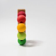 Grimm's Houten Grijpspeeltje Regenboog Boot | Speel je Wijs