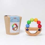 Grimm's Houten Grijpspeeltje Regenboog Boot | Speel je Wijs