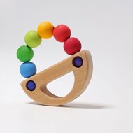 Grimm's Houten Grijpspeeltje Regenboog Boot | Speel je Wijs