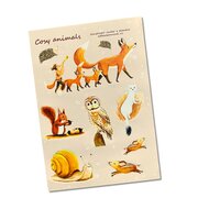 Esther Bennink Stickervel - Cosy Animals | Speel je Wijs