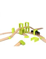 Noppi Railway - 16 onderdelen voor bruggen | Speel je Wijs