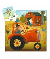 Djeco Puzzel Tractor (16 stukjes) | Speel je Wijs