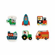 Djeco Houten Puzzel - Vroom 2+ | Speel je Wijs