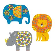 Djeco Knutselpakket Mozaiek Jungle 3-6 jaar| Speel je Wijs